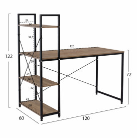 Офис бюро с етажерка BOOKCASE 